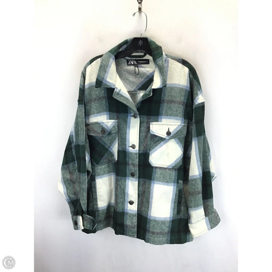 Jacket Other By Zara In Plaid Pattern, Size: Xxl