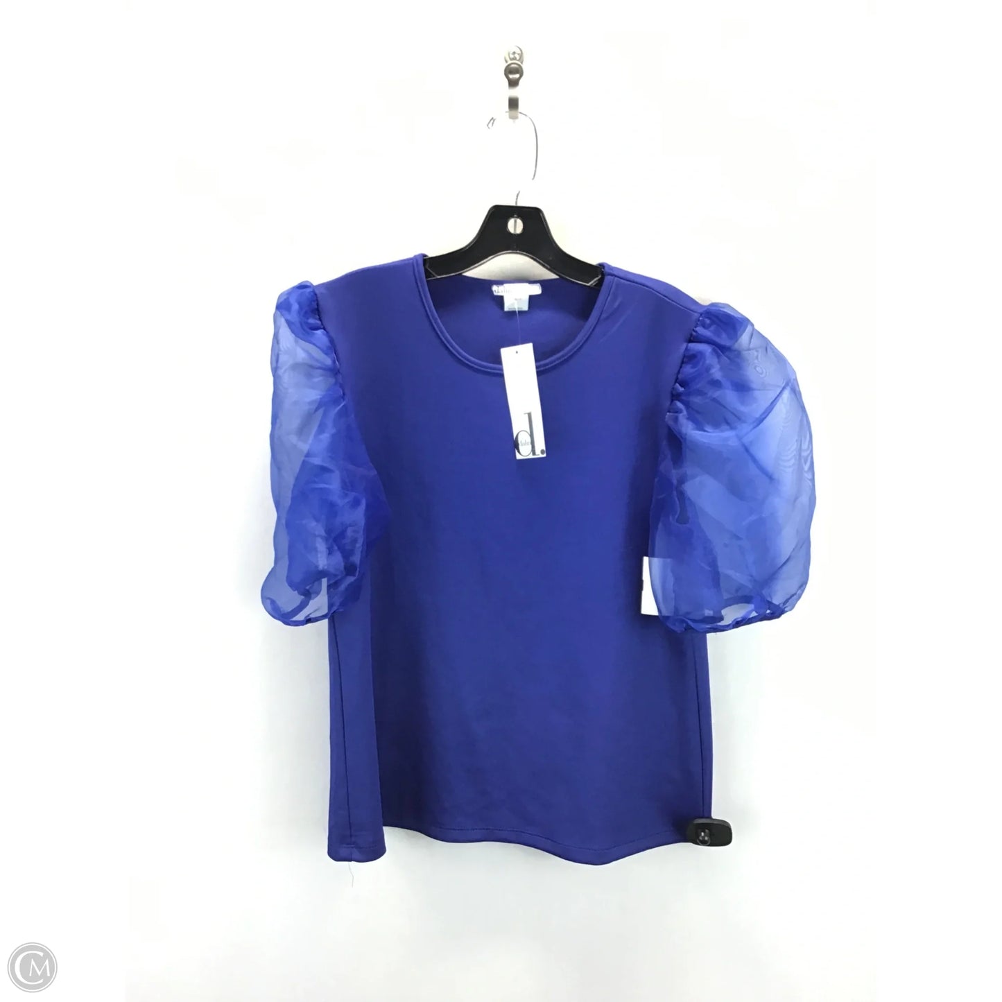 Top Short Sleeve By Clothes Mentor In Blue, Size: L