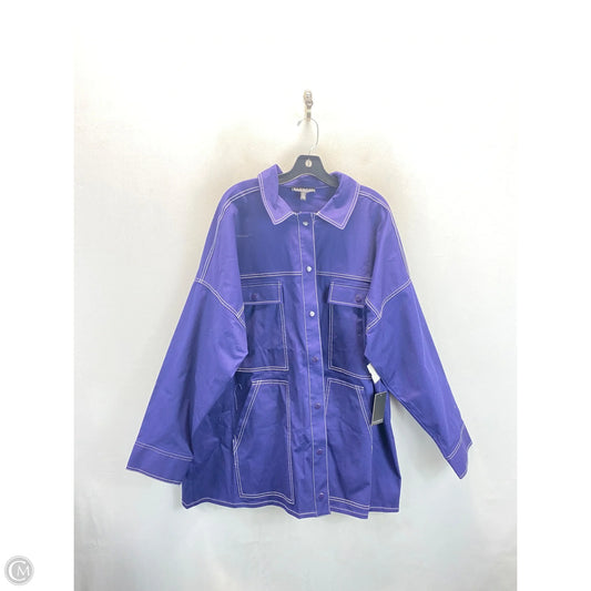 Jacket Other By Eloquii In Blue, Size: 18