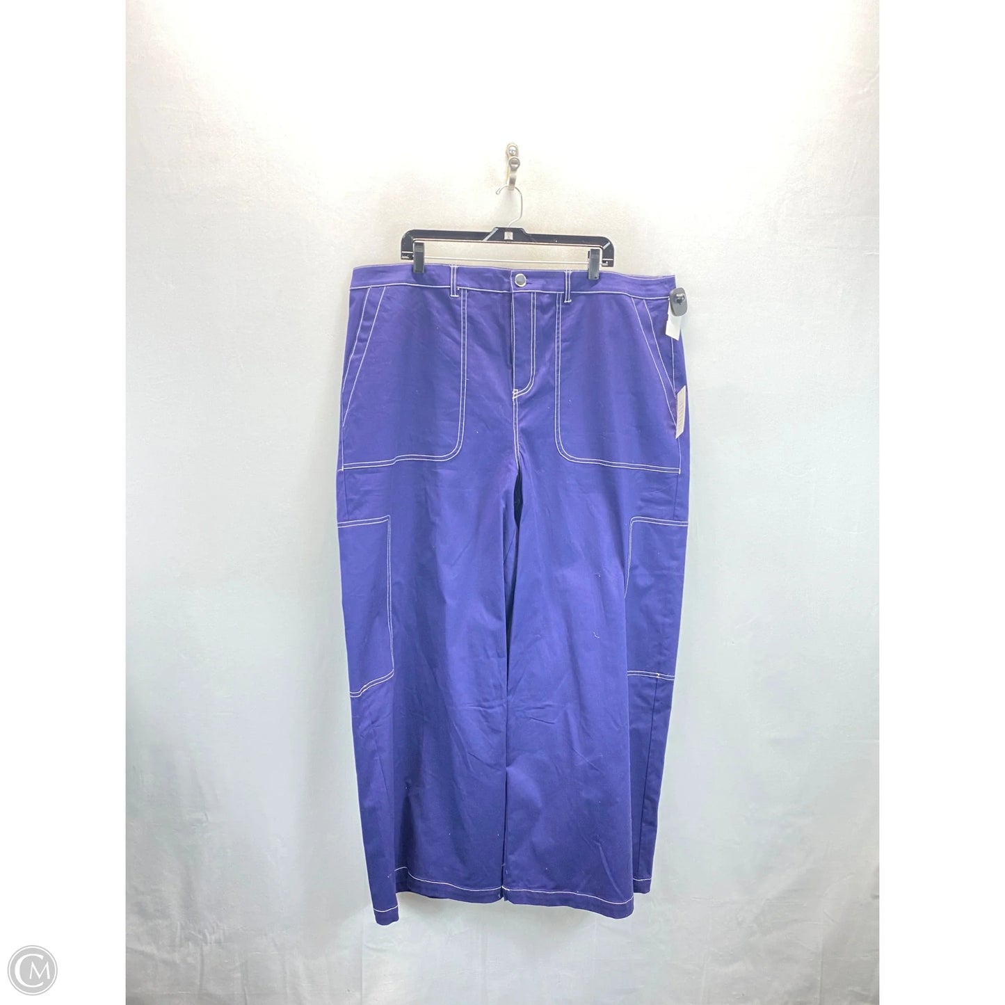 Pants Cargo & Utility By Eloquii In Blue, Size: 20