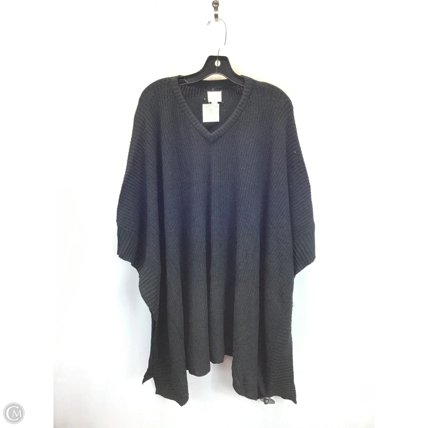 Poncho By 14th And Union In Black, Size: Osfm