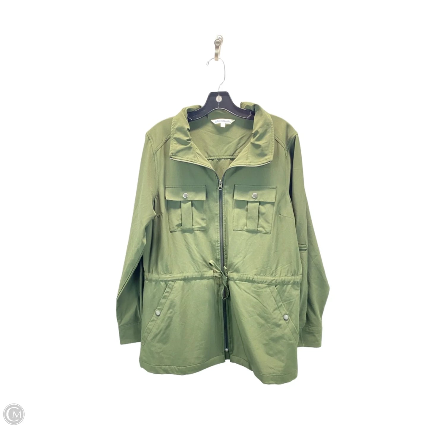 Jacket Utility By Clothes Mentor In Green, Size: M