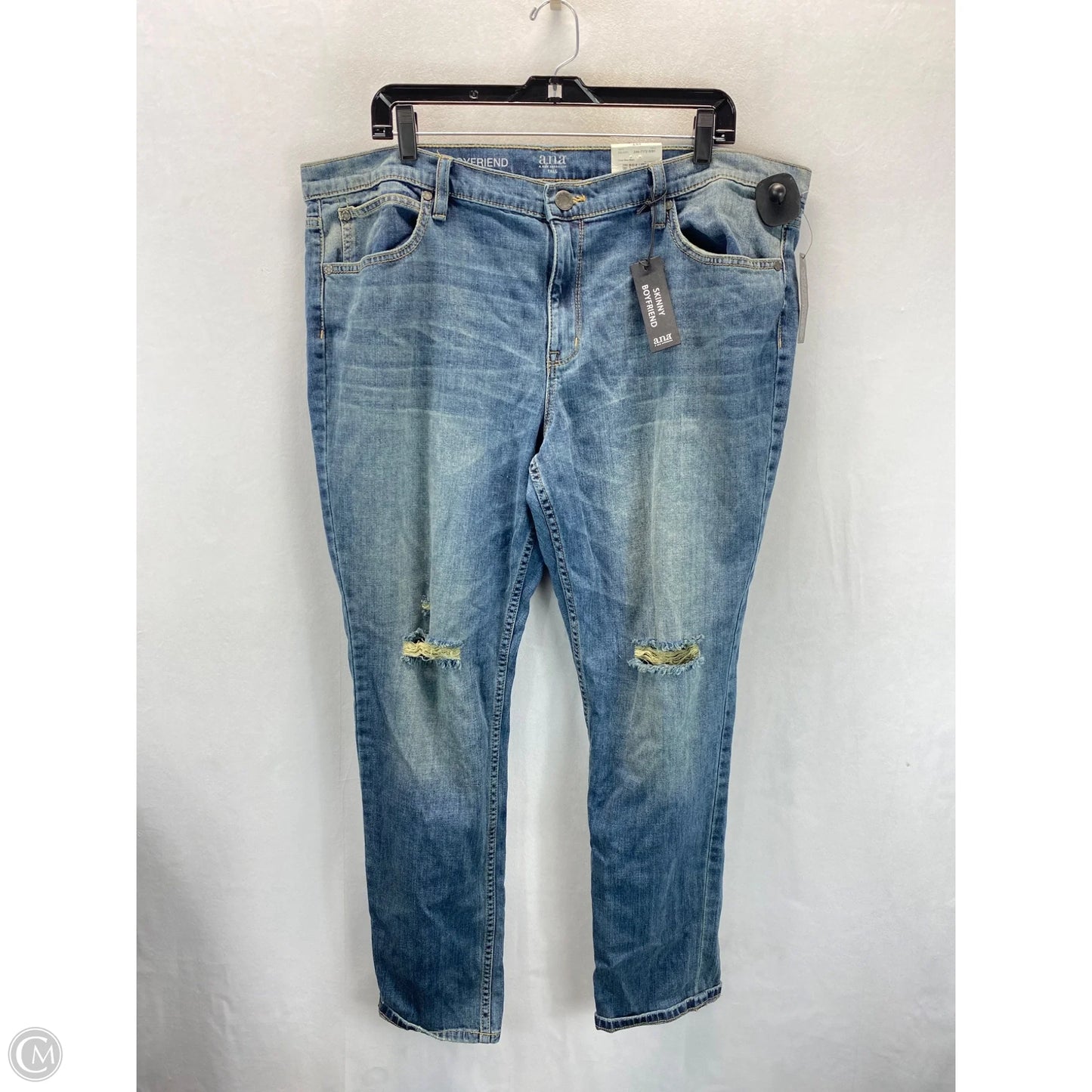 Jeans Boyfriend By Ana In Blue, Size: 18