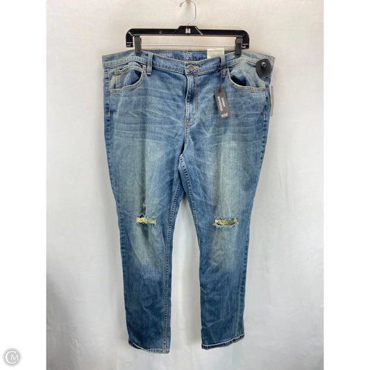 Jeans Boyfriend By Ana In Blue, Size: 18