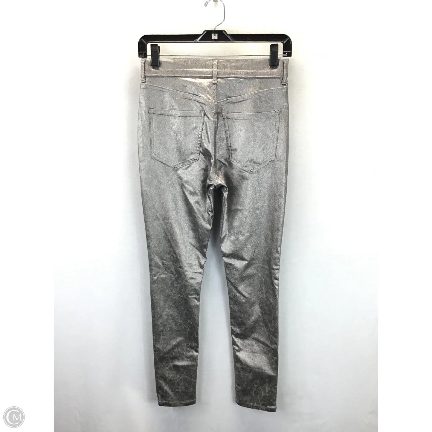 Jeans Skinny By Express In Silver, Size: 2