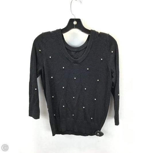 Sweater By Ann Taylor In Black, Size: M