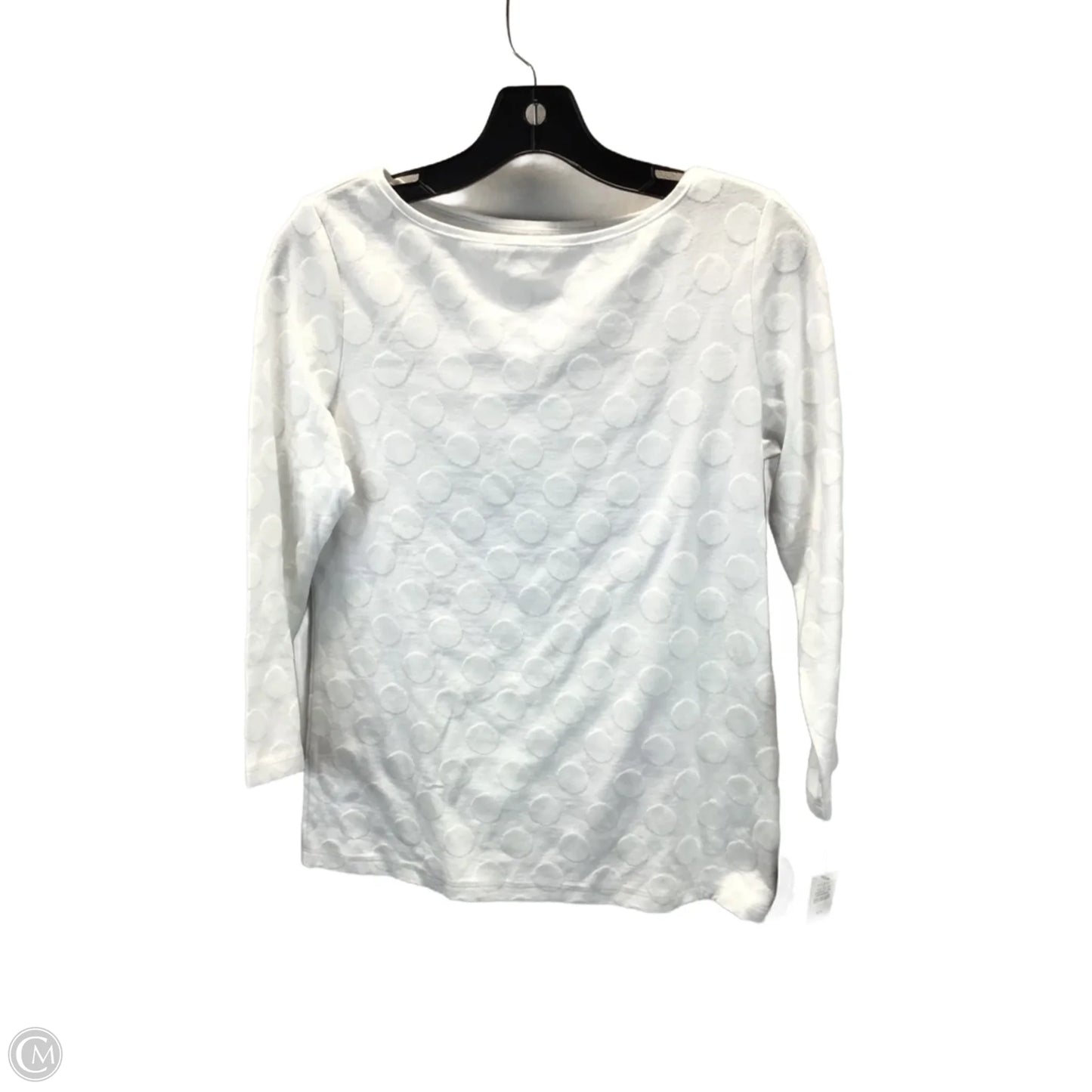 Top Long Sleeve By Talbots In White, Size: Xs