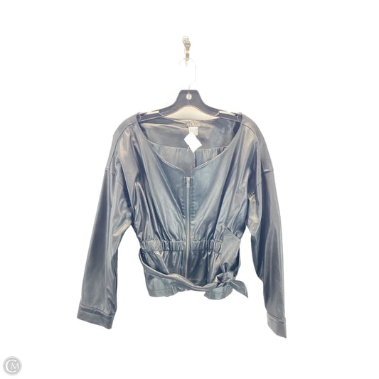 Jacket Moto By Venus In Black, Size: 14