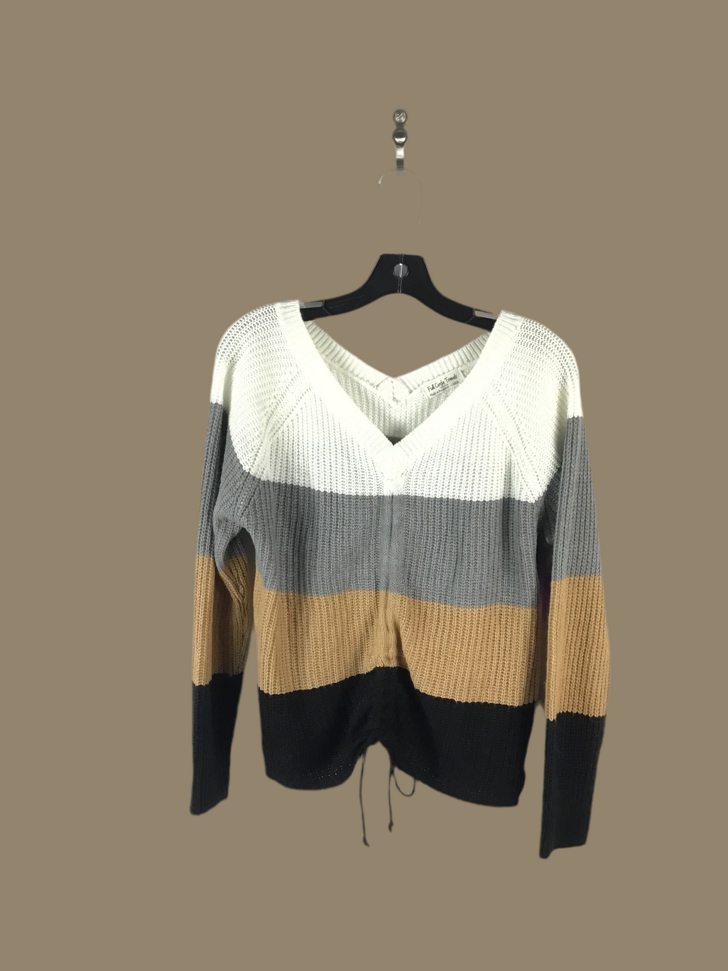 Sweater By Clothes Mentor In Multi-colored, Size: L