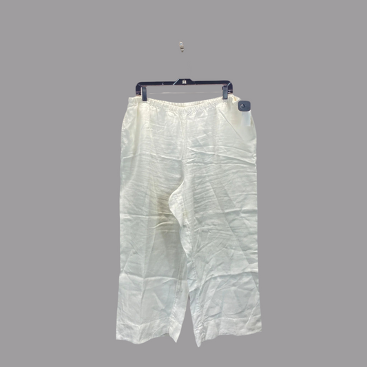 Pants Linen By J. Jill In White, Size: L