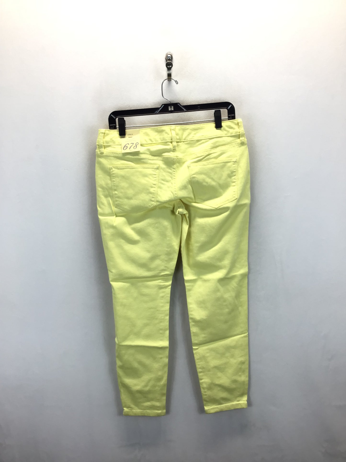Jeans Straight By Clothes Mentor In Yellow, Size: 8