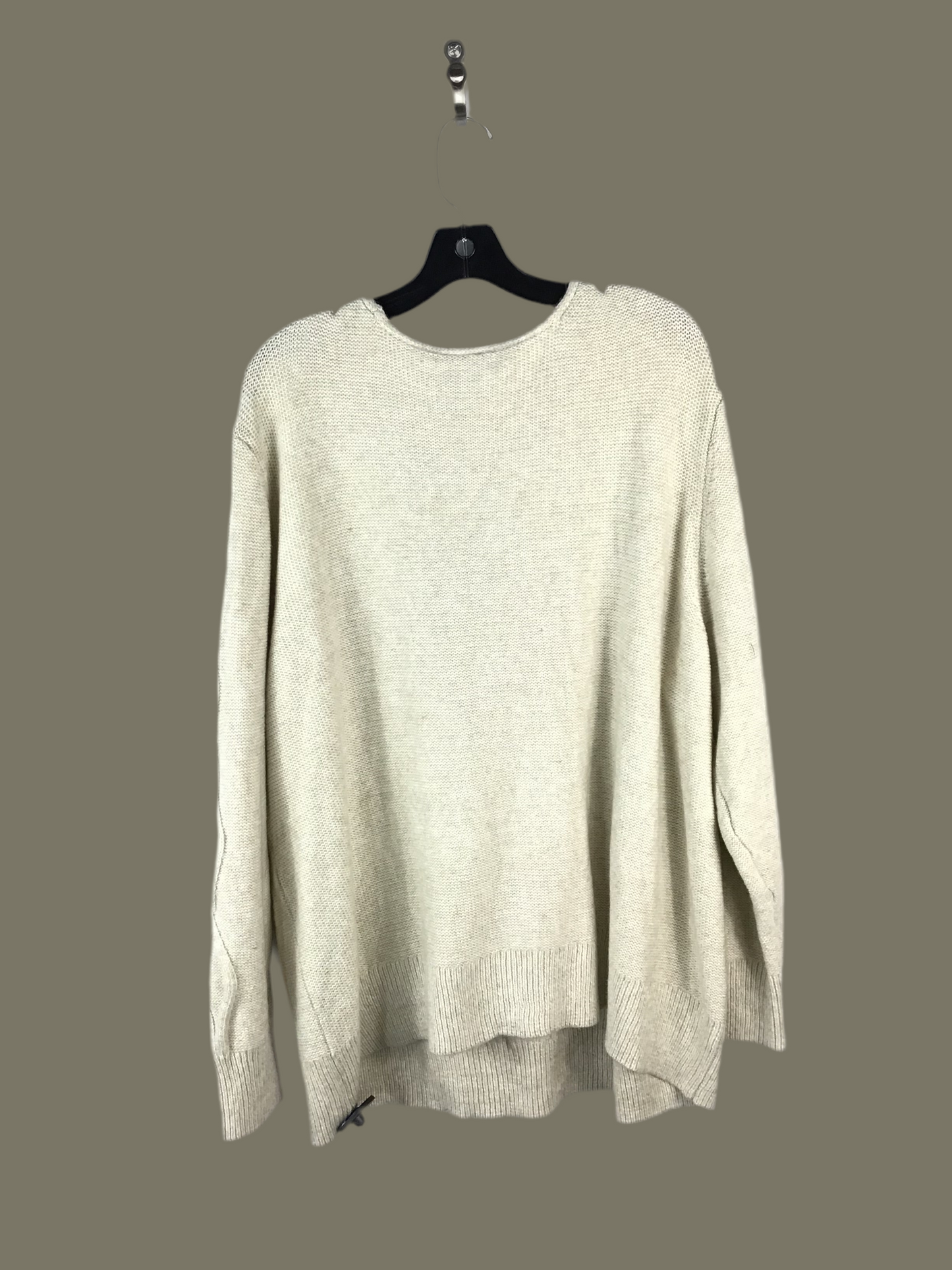 Sweater By St Johns Bay In Cream, Size: 2x