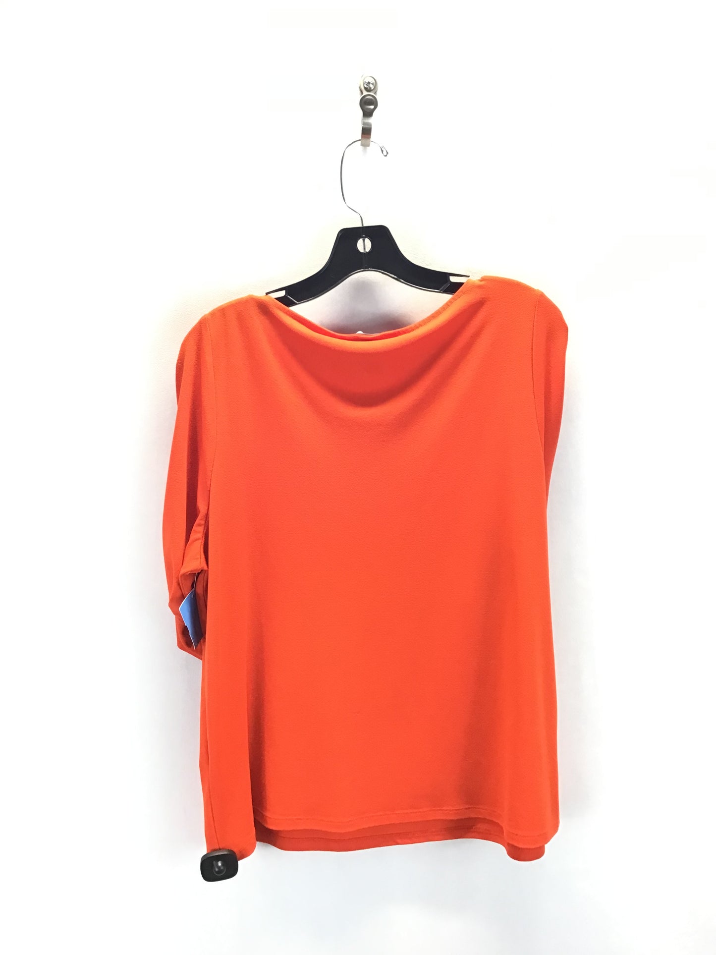 Top 3/4 Sleeve By H&M In Orange, Size:L