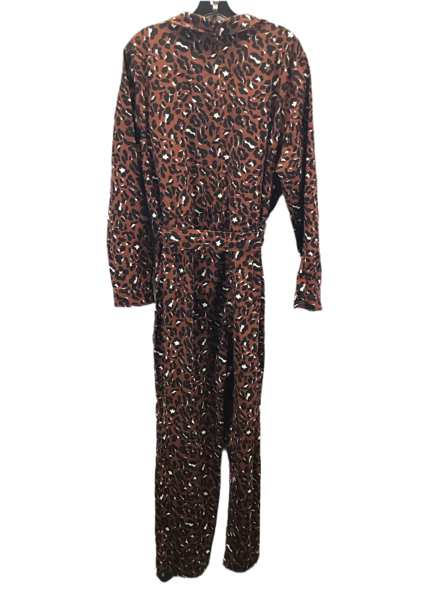 Jumpsuit By Eloquii In Leopard Print, Size: 2x