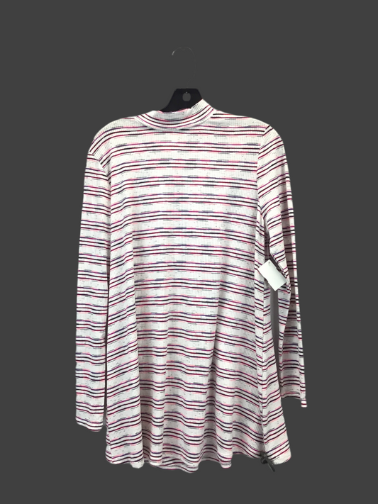 Tunic Long Sleeve By Lane Bryant In Striped, Size: 12