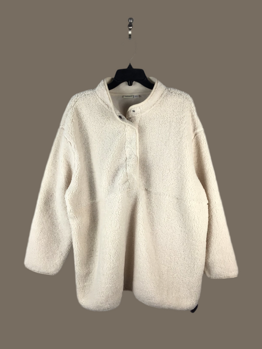 Sweater By Clothes Mentor In Cream, Size: L