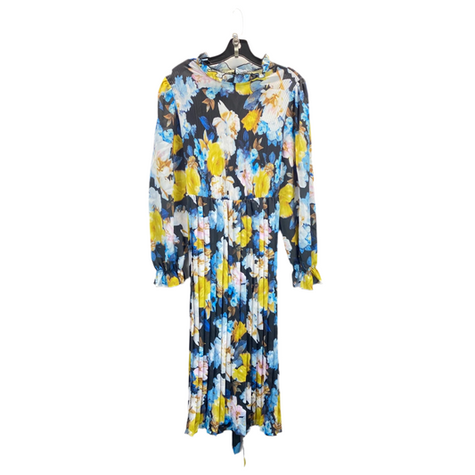 Dress Casual Midi By Shein In Floral Print, Size: 2x