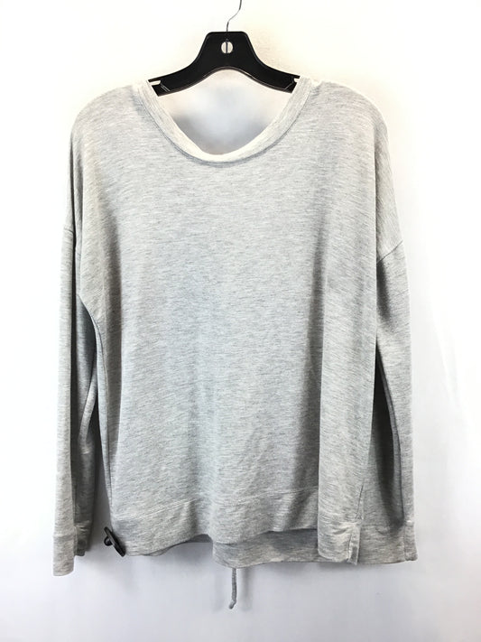 Top Long Sleeve Basic By Yogalicious In Grey, Size: L