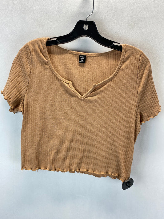 Top Short Sleeve Basic By Shein  Size: Xl