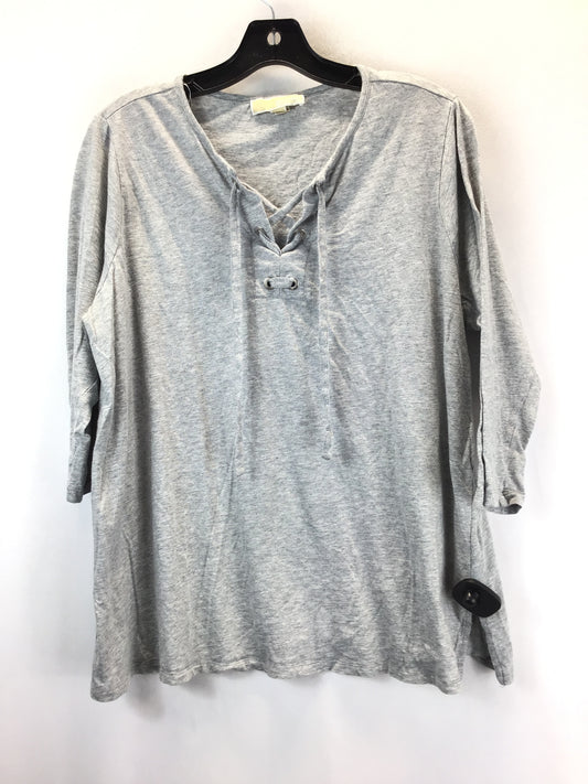 Top 3/4 Sleeve By Michael By Michael Kors  Size: 1x