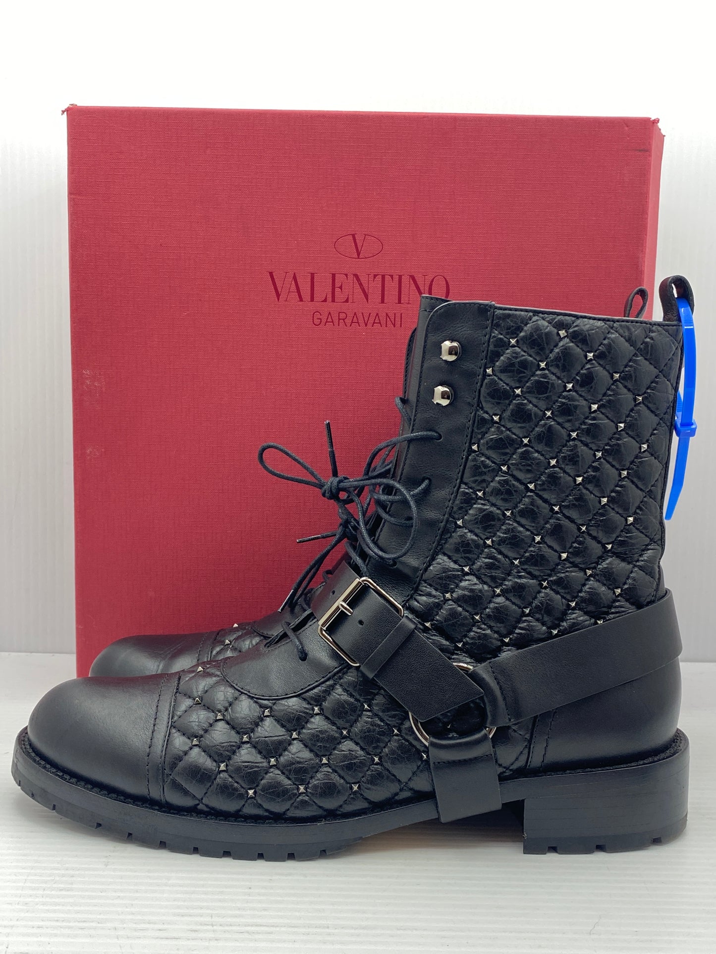 Boots Luxury Designer By Valentino  Size: 11
